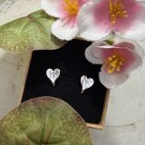 Curved Heart Studs