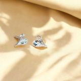 Curved Heart Studs