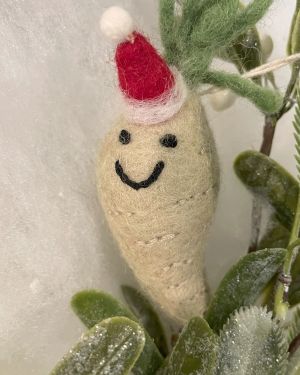Christmas Parsnip Tree Hanging