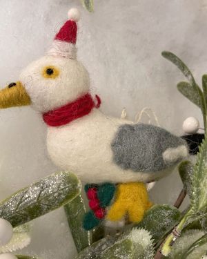 Tenby Seagull Tree Decoration