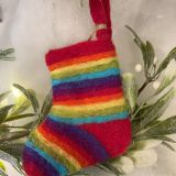 RAINBOW FELT STOCKING
