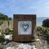 Reclaimed Timber Blue Heart