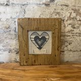 Reclaimed Timber Blue Heart