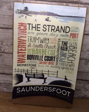 Saundersfoot Print
