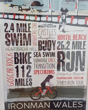 Tenby Ironman Print