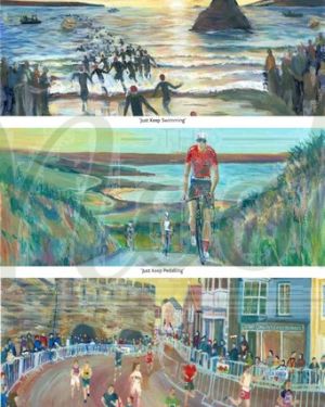 ‘Just Keep’ Triathlon Triptych