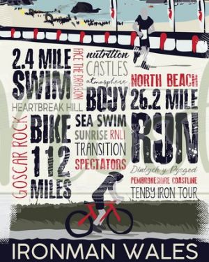 Tenby Ironman Print