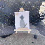 Cat Pebble Canvas