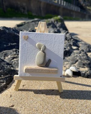 Dog Pebble Canvases