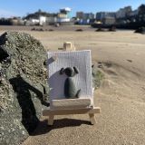 Dog Pebble Canvases