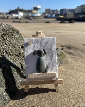 Dog Pebble Canvases