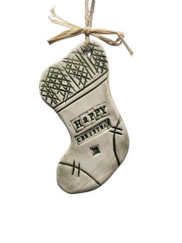 ceramic christmas stockings