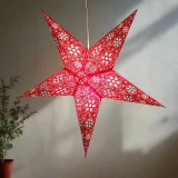 Firework Red Star Light