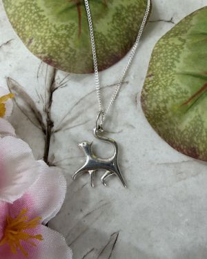 Prancing Cat Necklace