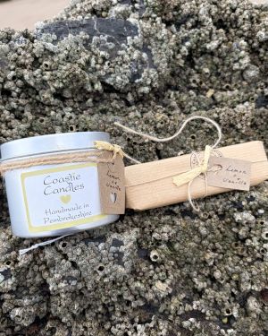 Lemon & Vanilla Scented Candle And Melt