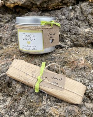 Sweet Pea Scented Candle And Melt