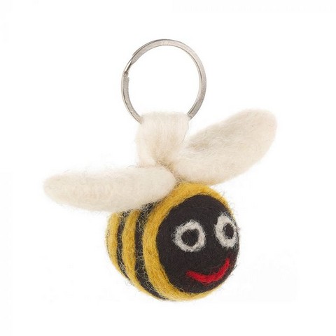 Bee Keyring – The Nook Tenby