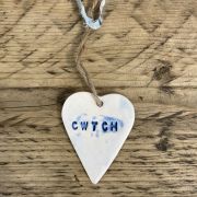 Ceramic Cwtch Heart