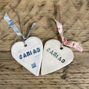 Ceramic Cariad Heart