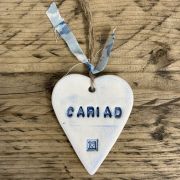 Ceramic Cariad Heart