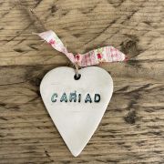 Ceramic Cariad Heart