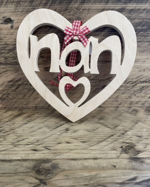 Nan Wooden Heart