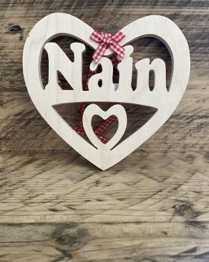 Nain Wooden Heart