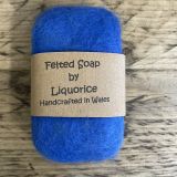 Royal Blue Felted Soap