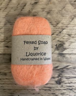 Orange Felted Soap