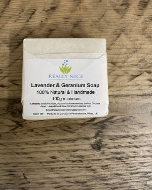 Lavender & Geranium Soap