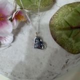 Paw Print Heart Necklace