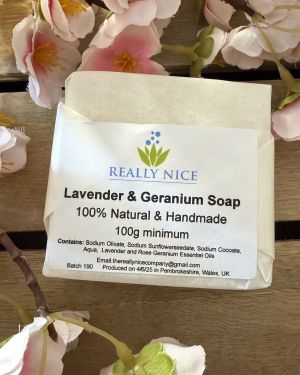 Lavender & Geranium Soap