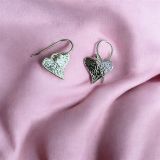 Hammered Heart Earrings