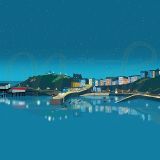 Tenby Harbour At Dusk