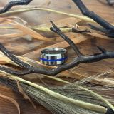 Silver and Blue Ring