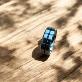 Silver and Blue Ring