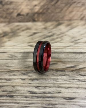 Black and Red Ring