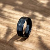 Black Ring With Line