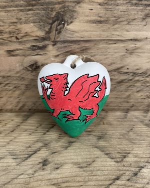 Wales Hanging Heart