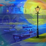 Tenby Harbour after Dark