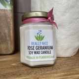 Rose Geranium Jar Candle