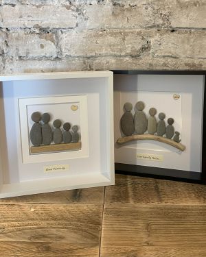 Family Of 5 Pebble Pictures