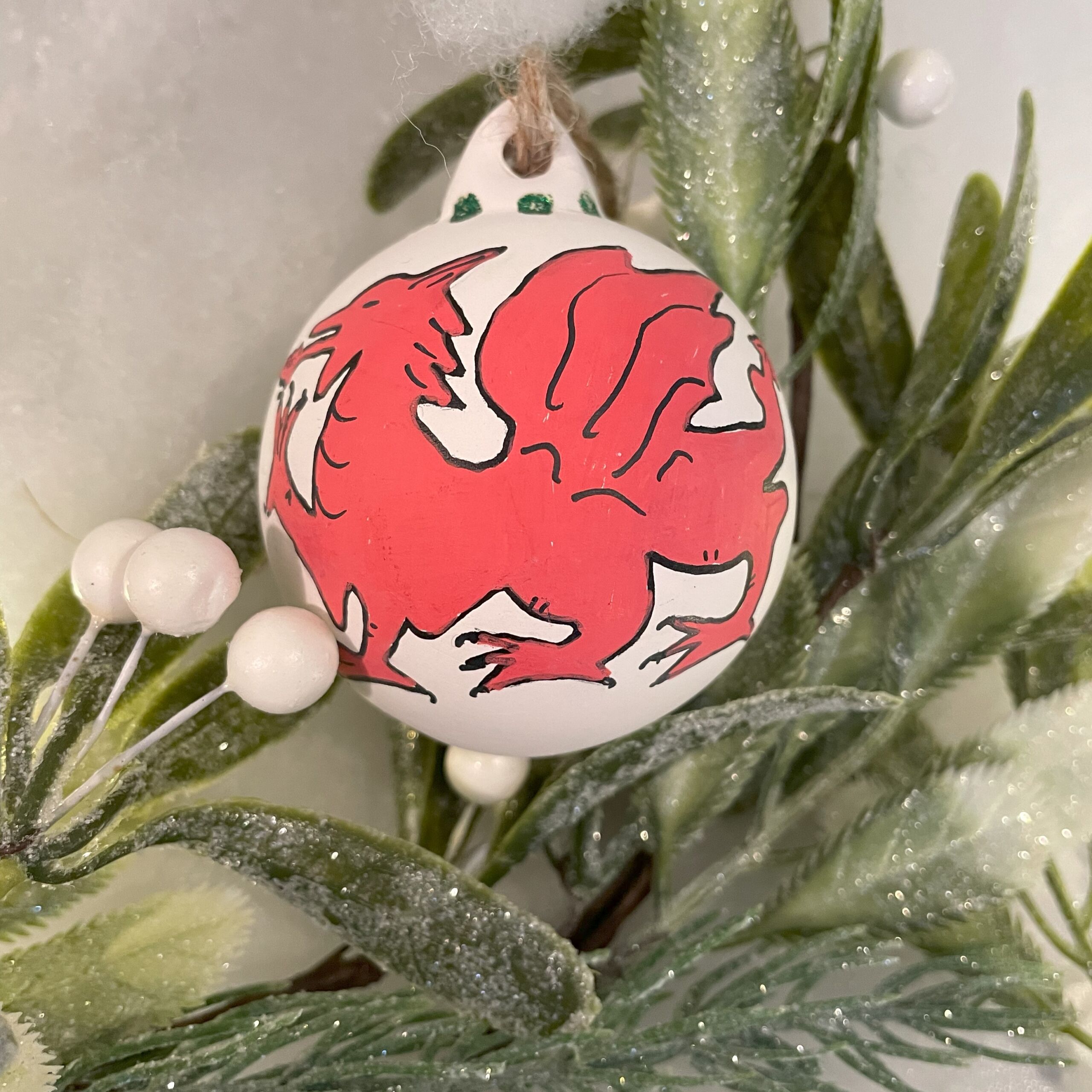 Welsh Dragon Bauble The Nook Tenby