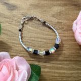 Black And White Crystal Bracelet