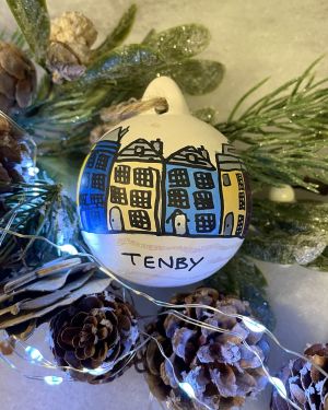 Tenby Houses Bauble