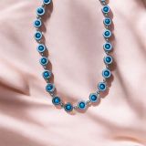 Light Blue Hematite Necklace