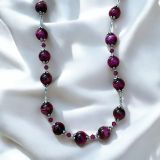Pink Tiger's Eye Necklace