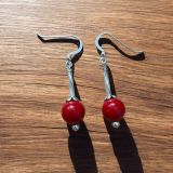 Red Tiger's Eye Earrings