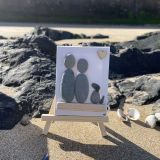 2 And A Dog Pebble Canvas