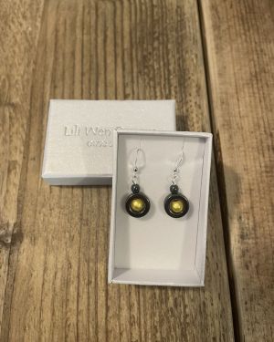 Yellow Hematite Earrings